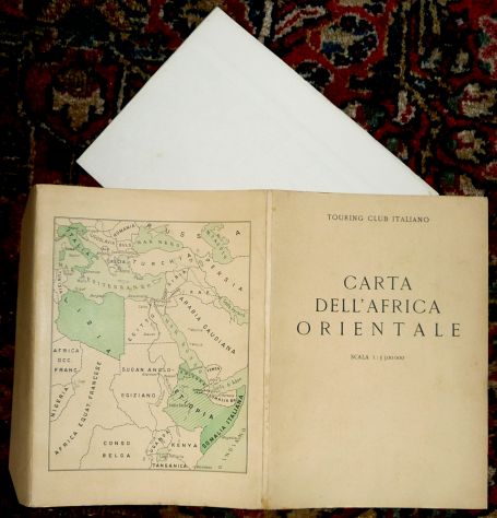 Storica CARTA DELL'AFRICA ORIENTALE, 1935 - Foto 3