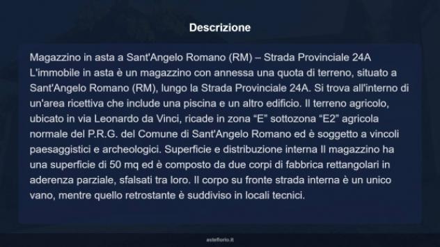 Immobile in asta di 50 m² in vendita a Sant'Angelo Romano - Foto 9