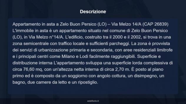 Immobile in asta di 76 m², box auto in vendita a Zelo Buon Persico - Foto 14