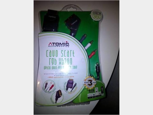 Cavo SCART RGB Xbox 360 + cavo ottico Nuovo