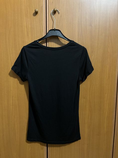 UNA MAGLIETTA COME NUOVA,DA DONNA,ORIGINALE MARCA”MOTIVI”A MEZZE MANICHE,NERA,EL - Foto 8