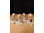 Angioletti n° 4 gesso alti 5 cm larghi 4,5