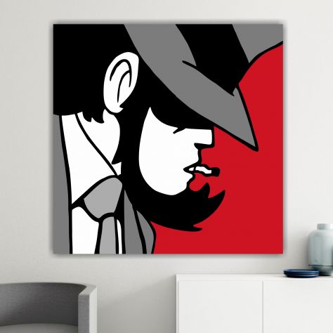 Quadro moderno Jigen dipinto a mano pop art