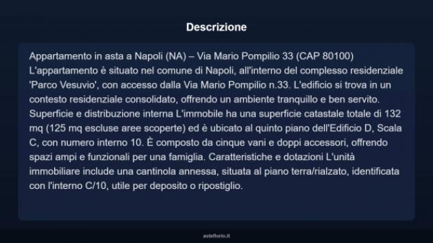 Immobile in asta di 132 m² in vendita a Napoli - Foto 3