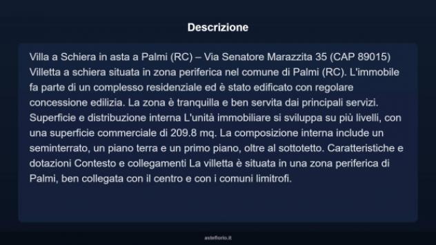 Immobile in asta di 209 m² in vendita a Palmi - Foto 4