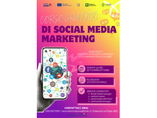 CORSO SOCIAL MEDIA MARKETING 40 ORE