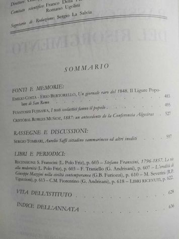 RASSEGNA STORICA DEL RISORGIMENTO ANNO 2008 XCV 2 FASCICOLI III e IV - Foto 6