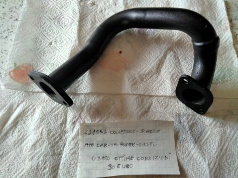 Collettore scarico Ape Car TM poker diesel
