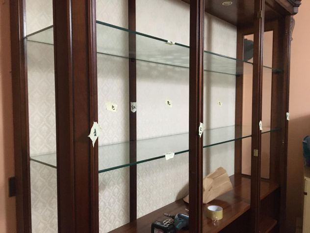CRISTALLIERA LEGNO MASSELLO IN STILE - Foto 2