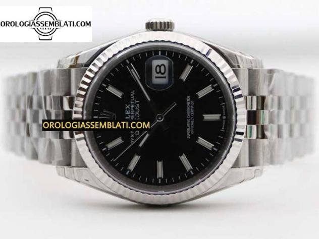 Replica Rolex DATEJUST 36 SS 116234 1:1 BEST EDITION ACCIAIO 904L QUADRANTE NERO SUL BRACCIALE JUBILEE 3135 - Foto 7
