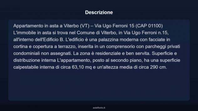 Immobile in asta di 101 m², box auto in vendita a Viterbo - Foto 14