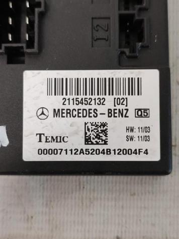 CENTRALINA MODULO DI CONTROLLO MERCEDES Classe E Berlina W211 2115452132 647961 diesel 2685 (0207) - Foto 2