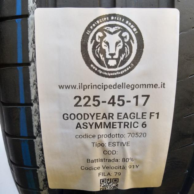 2 GOMME 225 45 17 GOODYEAR A70520 - Foto 2