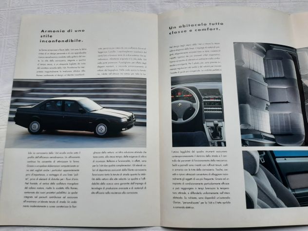 ALFA ROMEO 164  DEPLIANT ORIGINALE - Foto 2
