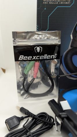 Cuffie Gaming Beexcellent GM-6 (LED & Bassi Profondi) – NUOVE - Foto 5