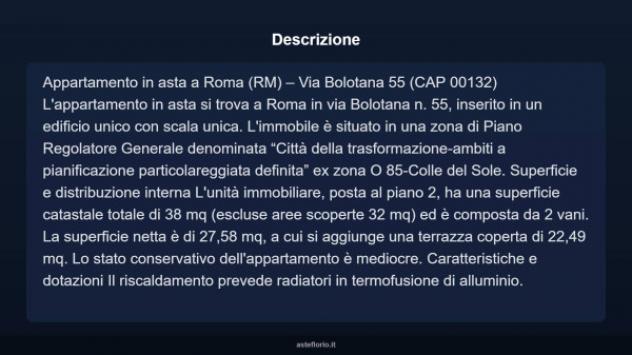 Immobile in asta di 38 m² in vendita a Roma - Foto 5
