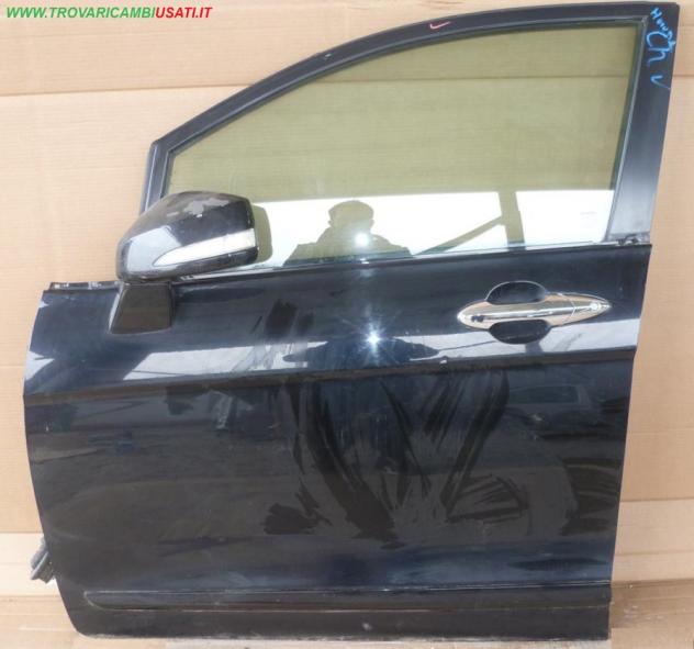 PORTA ANT.S. NERO MET. C/ALZ. E SERR. (Sgn)  Carrozzeria  Lamierati esterni  Porte  Porta ant. sx. HONDA - FR-V - 01-11-2004 - 01-12-2010