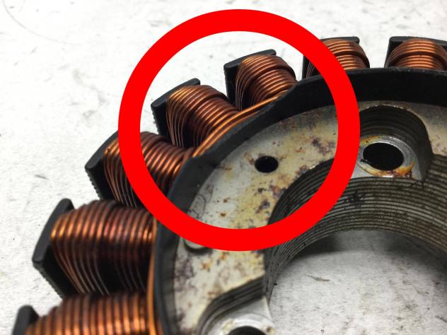 HONDA PANTHEON 2T 150 STATORE CAMPO MAGNETICO E PICK UP 1998 2002 ZDCKF02A02F - Foto 5
