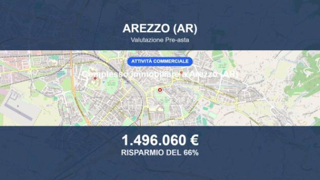 Immobile in asta di 3594 m² in vendita a Arezzo