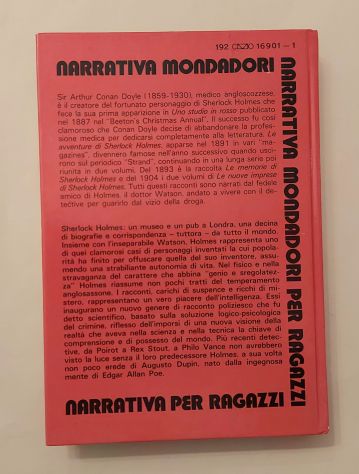 Le Indagini di Sherlock Holmes di Arthur Conan Doyle Ed.Mondadori, 1979 perfetto - Foto 5