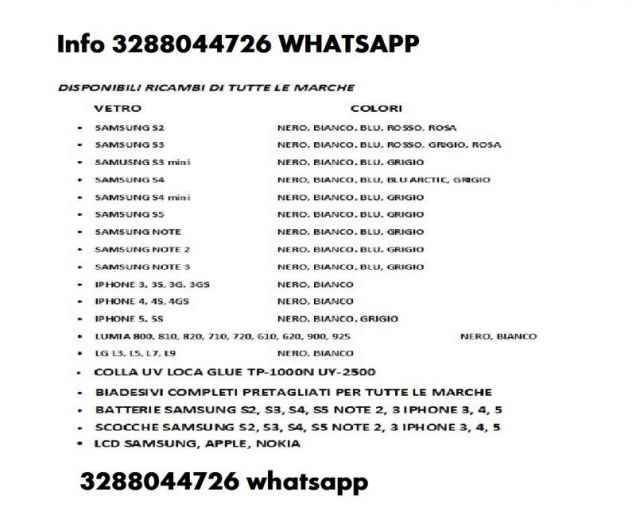 Vetro SAMSUNG ACE 2 Touch Screen Tutti i Colori - Foto 4