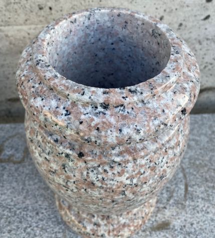 Vaso Cimiteriale Porta Fiori In Vero Granito - Foto 2