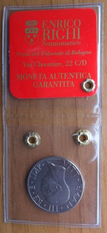 MONETA DA 50 CENTESIMI REGNO VITT. EMANUELE III° DEL 1936 PERIZIATA QSPL - - Foto 3
