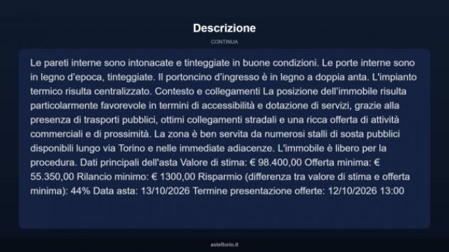 Immobile in asta di 164 m² con più di 5 locali in vendita a Biella - Foto 16