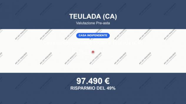 Immobile in asta di 170 m² con più di 5 locali e box auto in vendita a Teulada