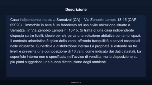 Immobile in asta di 150 m² con più di 5 locali in vendita a Samatzai - Foto 17