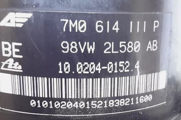 1J0907379D Audi A3 1.6 centralina ABS gruppo pompa ATE - Foto 3