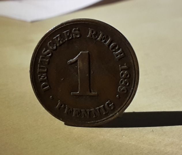 GERMANIA, 1 pfennig 1889. - Foto 6