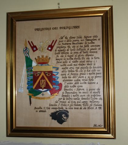 QUADRO PREGHIERA DEL BERSAGLIERE