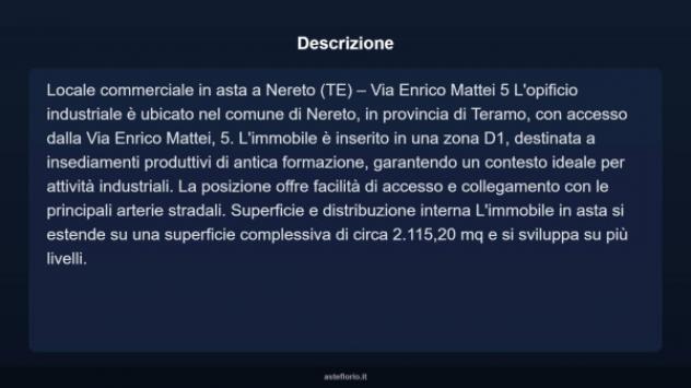 Immobile in asta di 2115 m² in vendita a Nereto - Foto 9
