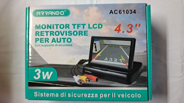 Monitor Display Schermo a Scomparsa 4,3 Pollici - Foto 4