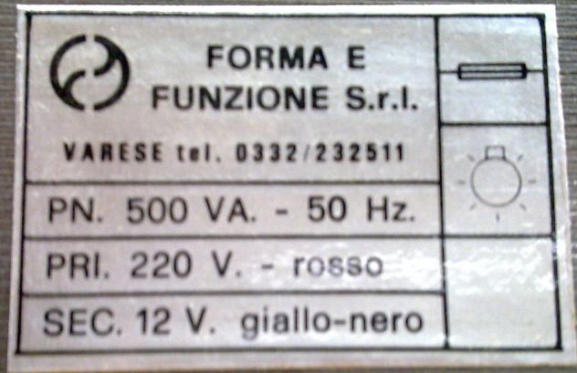 Trasformatore monofase 220 V primario- 12 V secondario da 500 VA - Foto 3
