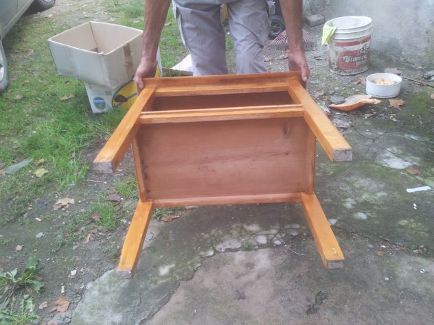 ANTICO TAVOLINO IN LEGNO - Foto 3