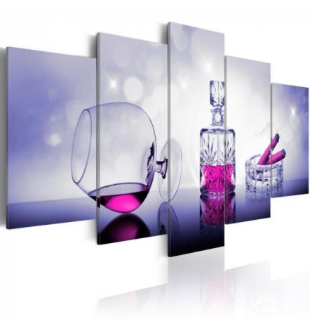 Quadro Alcolico Cm. 100x50 E 200x100 - Viola - ARREDALACASA