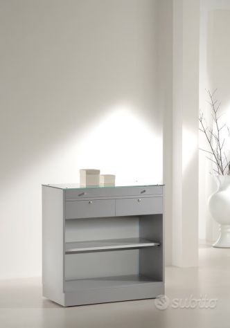 Banco da Vendita NEGOZIO in VETRO e LEGNO - Foto 5