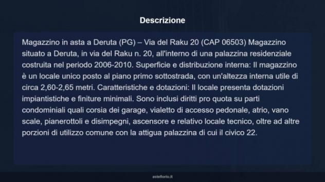 Immobile in asta di 5 m² in vendita a Deruta - Foto 8