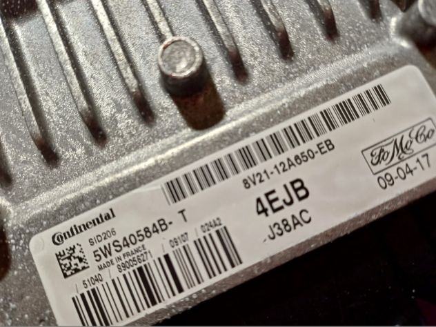 CENTRALINA MOTORE Continental 5WS40584B-T 5WS40584BT 8V21-12A650-EB 4EJB J38AC S - Foto 5
