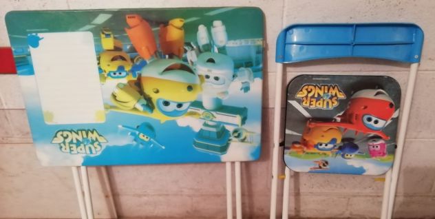 Tavolino e sedia bambino-"Super Wings"- Giochi Preziosi - Foto 3