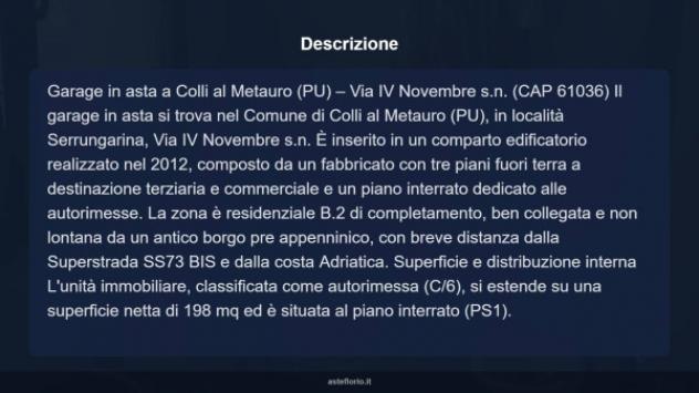 Immobile in asta di 198 m² in vendita a Colli al Metauro - Foto 9