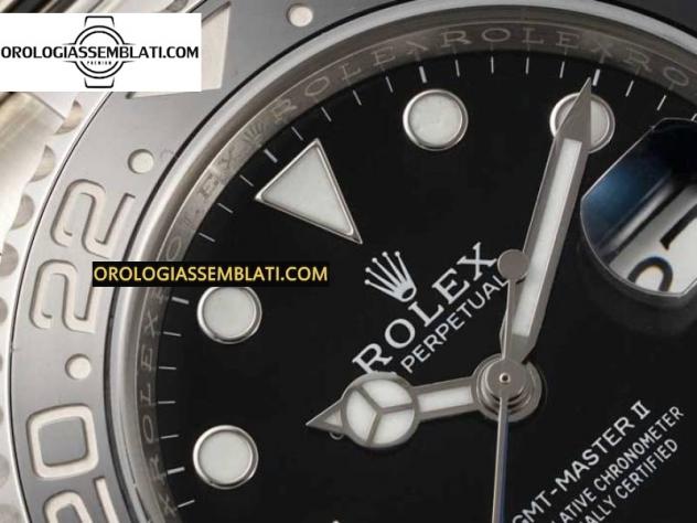 Rolex Replica GMT-MASTER II 126710 CERAMICA BLU/NERA MIGLIOR EDIZIONE SU BRACCIALE OYSTER 3285 - Foto 11