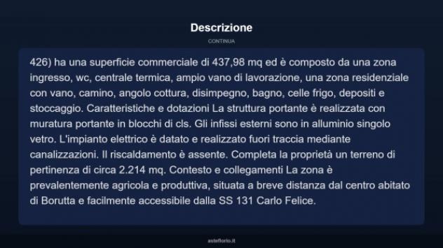 Immobile in asta di 311 m² in vendita a Borutta - Foto 4