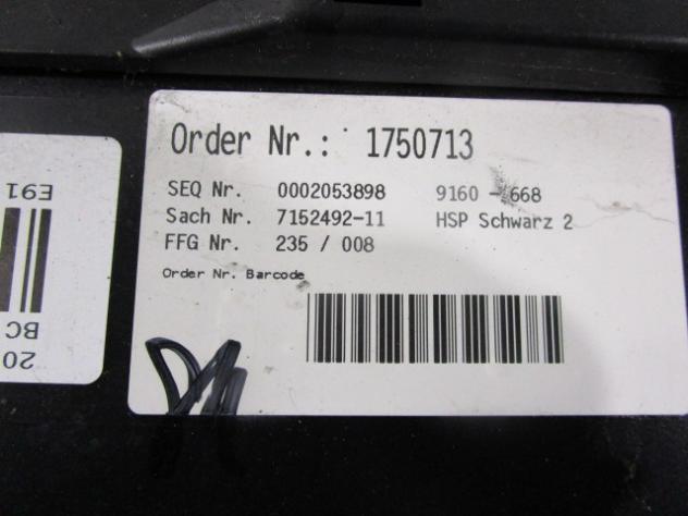 51717167188 SPOILER POSTERIORE BMW SERIE 3 318D E91 SW 2.0 D 105KW 6M 5P (2010) RICAMBIO USATO LEGGERMENTE GRAFFIATO (VEDI FOTO) 7167174 - Foto 4