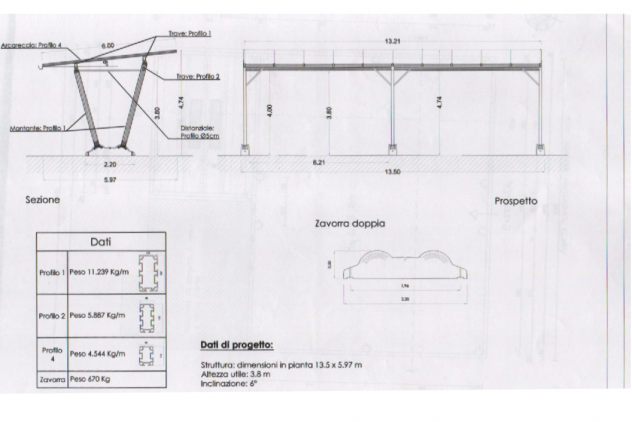 Pensilina Home parking movibile su misura con telaio alluminio - Foto 5