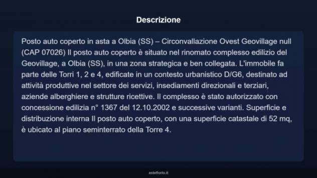 Immobile in asta di 52 m² in vendita a Olbia - Foto 3