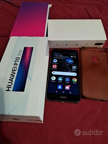 Huawei P10 Lite Nero RAM 4GB Memoria 32GB+ 2 custodie - Foto 2