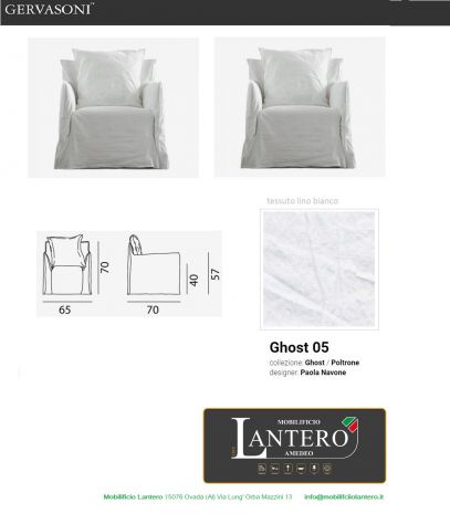 poltrone GHOST05  GERVASONI casa studio ufficio giardino - Foto 3